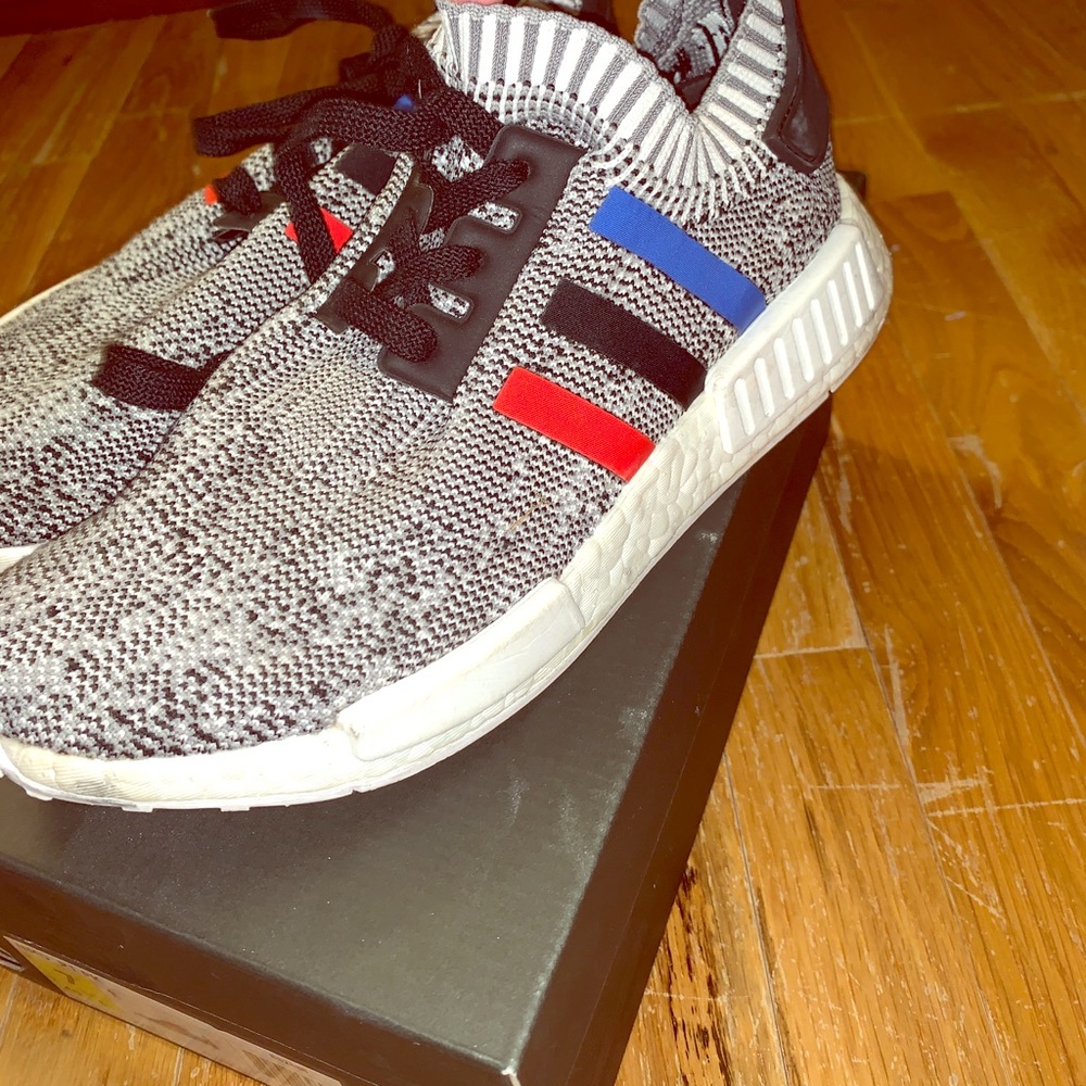nmd primeknit tri color